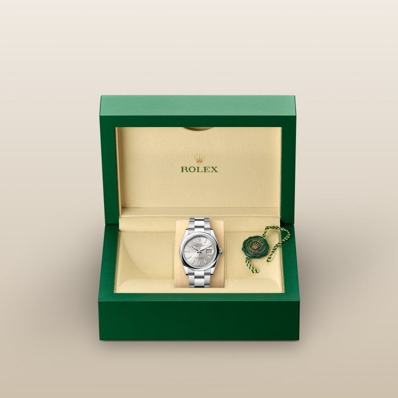 Rolex Datejust 36 Oyster, 36 mm, Oystersteel