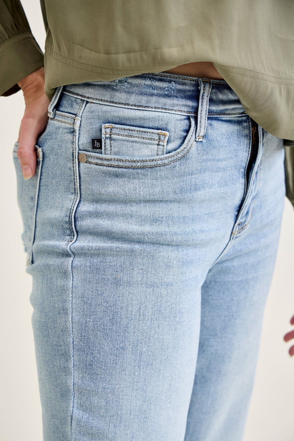 Kimberly Light Wash Straight Leg Jeans