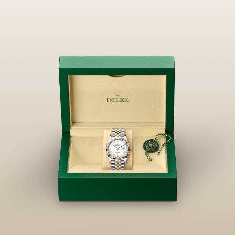 Rolex Datejust 36 Oyster, 36 mm, Oystersteel and yellow gold